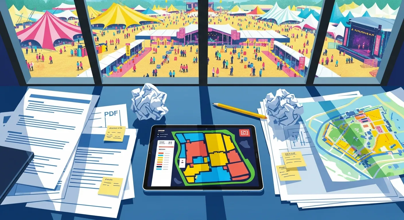 Digital vs Paper Site Maps: Why Festival Organizers Are Making the Switch