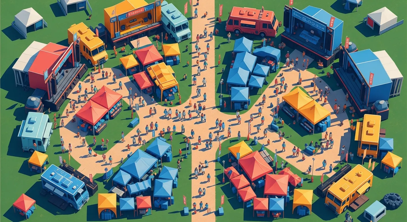 Festival Vendor Placement: How to Maximize Revenue and Foot Traffic