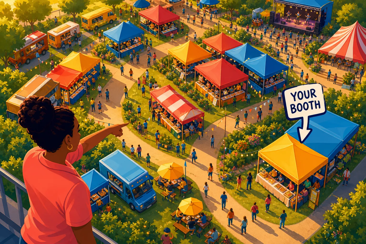 How to Request (and Evaluate) Your Festival Booth Location