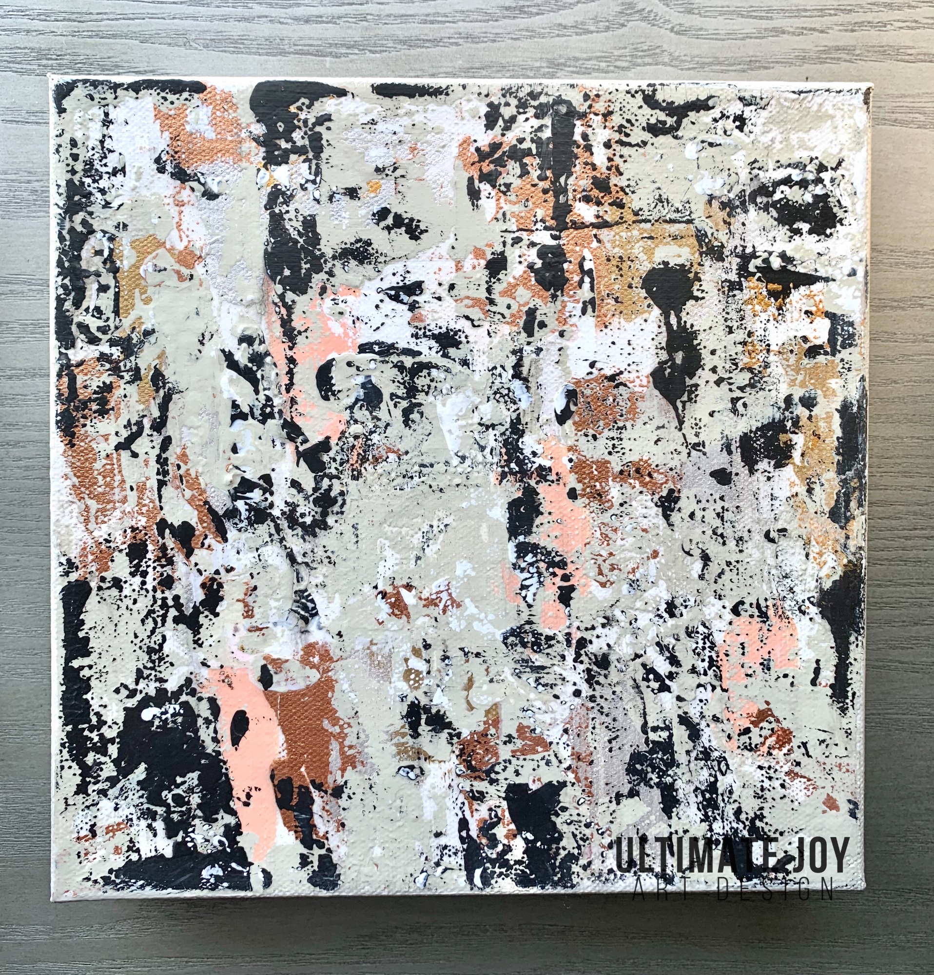8x8 Abstract on Gallery Wrapped Canvas